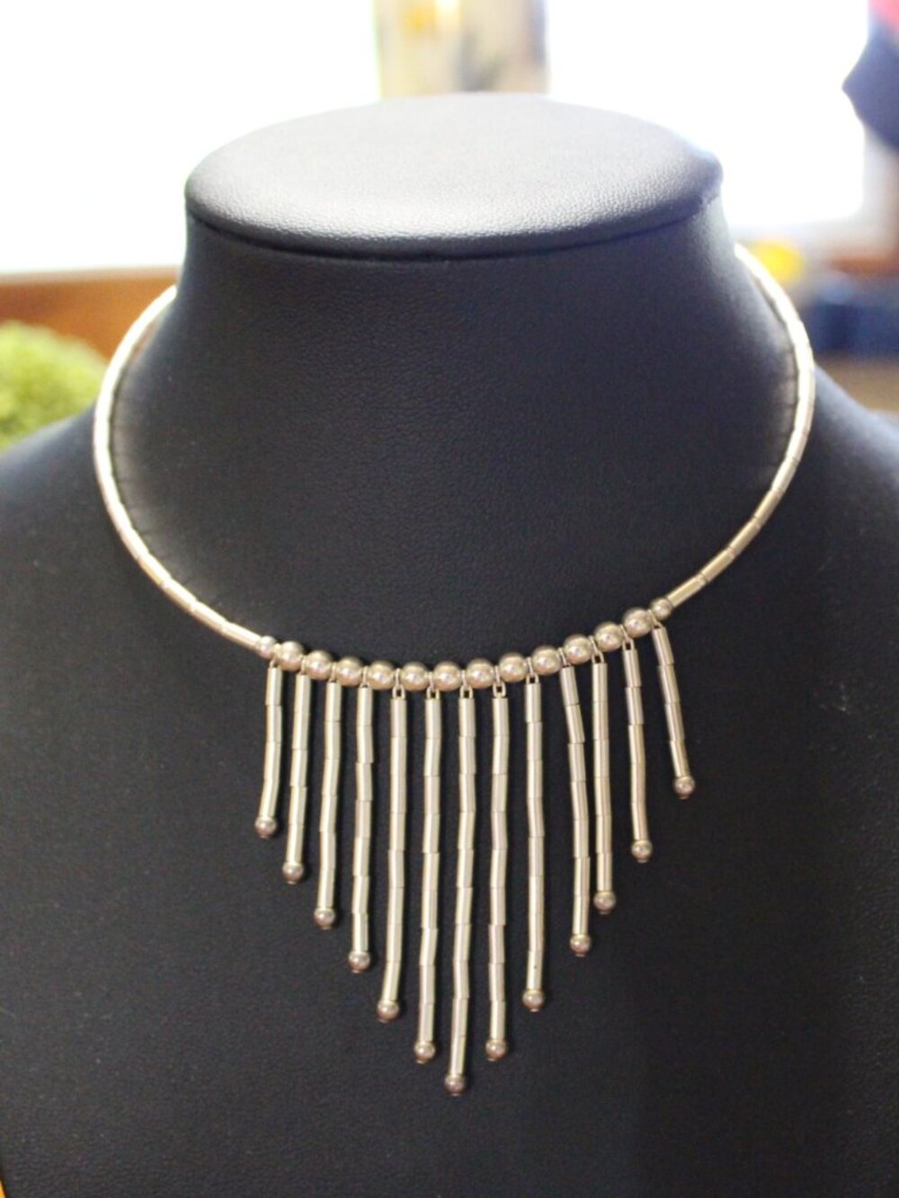 NWT Vintage Carolyn Pollack Sterling silver choker necklace. Rare FABULOUS!! - Picture 1 of 10